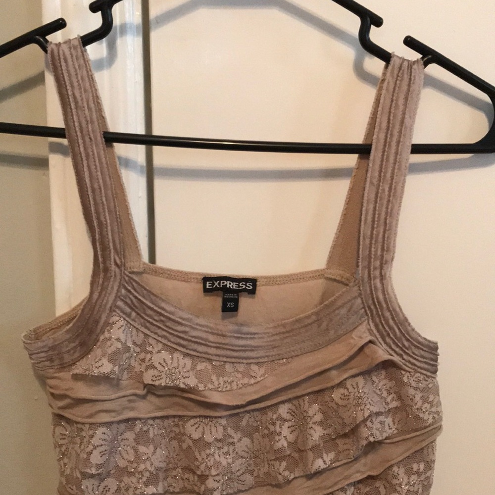 Express Ruffle Lace Top - Picture 3 of 8